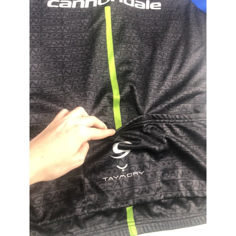 Taymory Cycling Jersey Full Zip Cannondale Star Events Gran Fondo USA Size Large - Picture 10 of 10